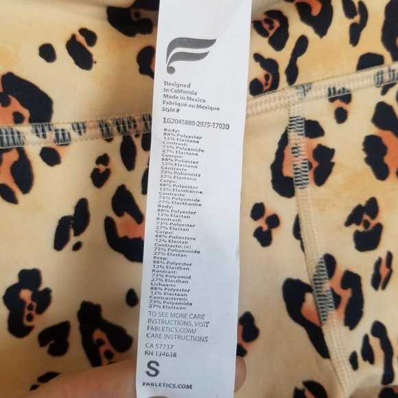 Fabletics Powerhold Womens S Leopard Print On-The- - Picture 9 of 12